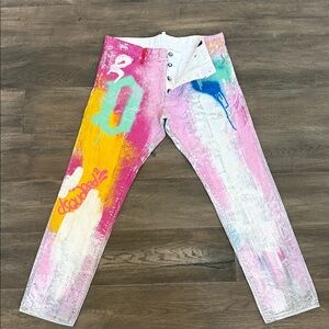 Men’s Colorful Graffiti Art Pants